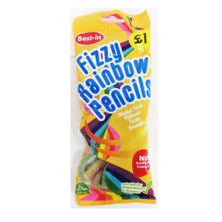B/IN FIZZY RAINBOW PENCILS PMP (160G)